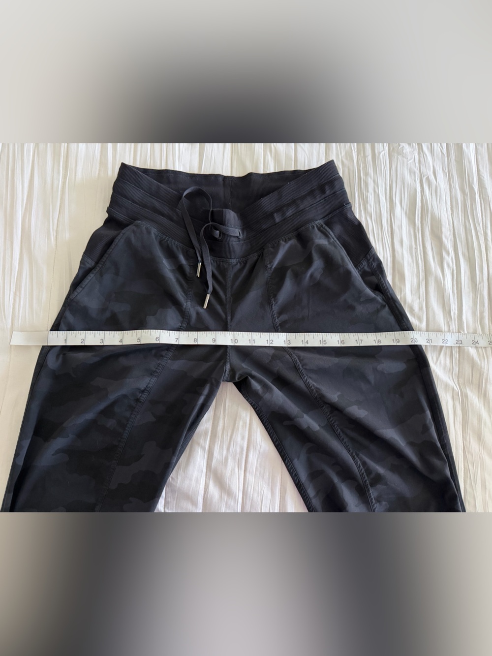 Lululemon Black Camouflage Jogger Pants - Picture 3 of 6